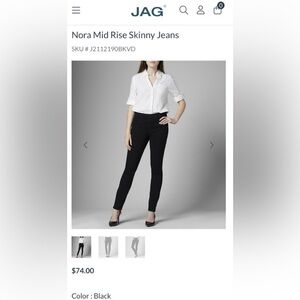 JAG 
PULL-ONS
Nora Mid Rise Skinny Jeans